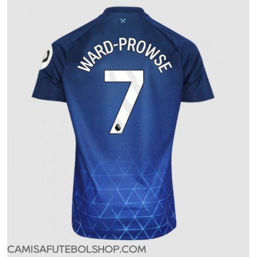 Camisa de time de futebol West Ham United James Ward-Prowse #7 Replicas 3º Equipamento 2023-24 Manga Curta